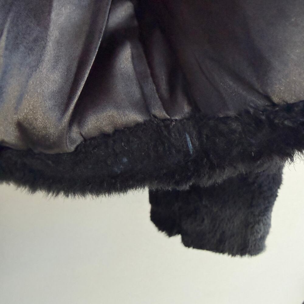Vintage womens Fengshun fur jacket - black - cropped - fox - mink? - size M - Picture 6 of 15